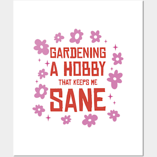 Gardening Botany Florist Planting Hobby Gardener Posters and Art